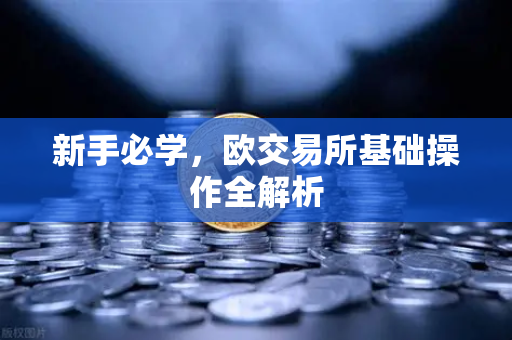新手必学，欧交易所基础操作全解析-第1张图片-欧易交易所